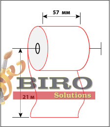 Lentă termo pentru aparatul de casa 57mm x 21m, 10 buc